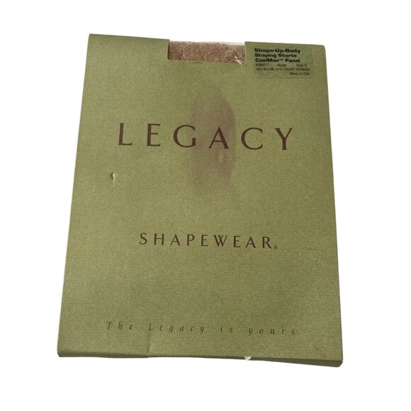 Shapewear Legacy  Shape Up Body Shaping Shorts Cool Max Panel Size D New QVC - Picture 1 of 5